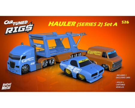 CarTuned 1:64 Container Rigs Hauler Series 2 – Racing Set