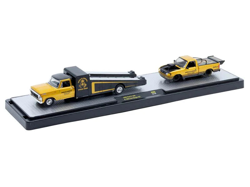 M2 Machines 1969 Ford F-350 & 1995 Ford Ranger XLT Haulers R96