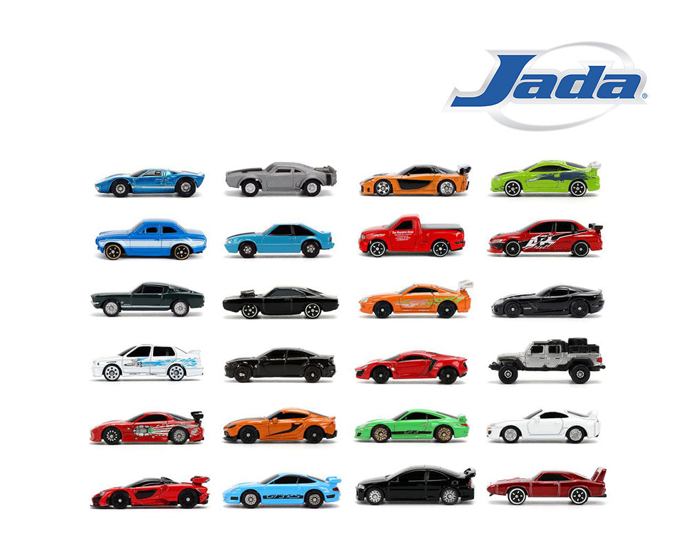 Jada Nano 1.65″ Fast & Furious 25th Anniversary Advent Calendar 24 Cars Set