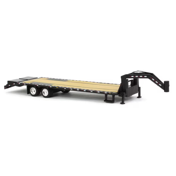 Greenlight Collectibles 1/64 Gooseneck Trailer Black