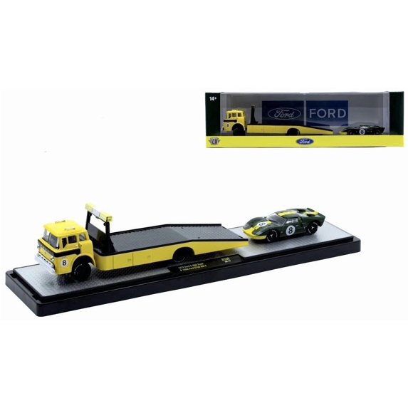 M2 Machines 1970 Ford C600 Ramp Truck & 1966 Ford GT40 R100 Hauler