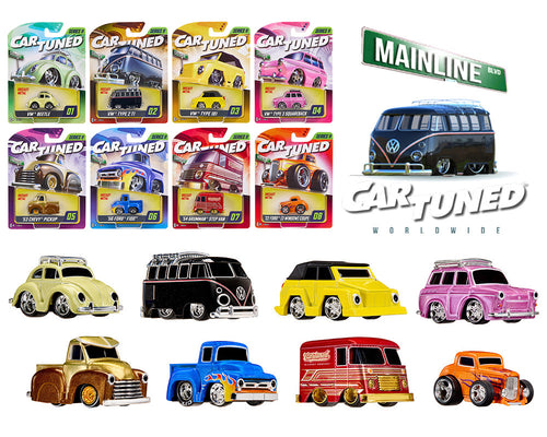CarTuned 1:64 Series 11 Mainline Assortment of 8 Styles 2026