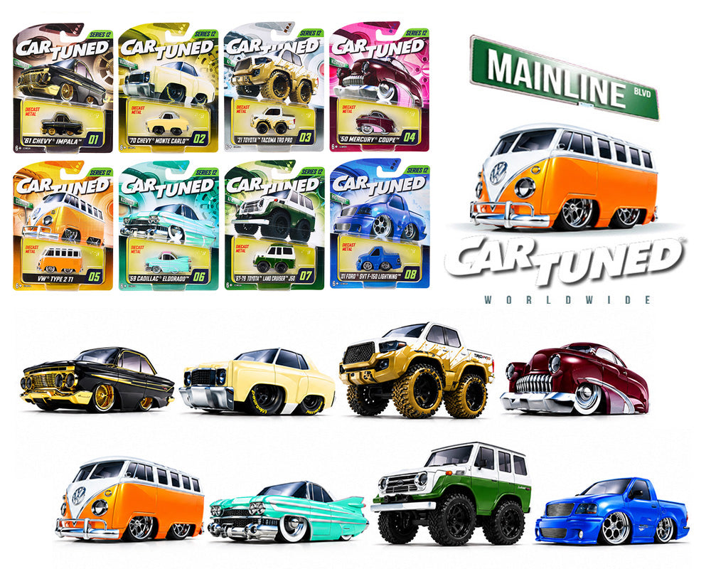 CarTuned 1:64 Series 12 Mainline Assortment of Styles 2026