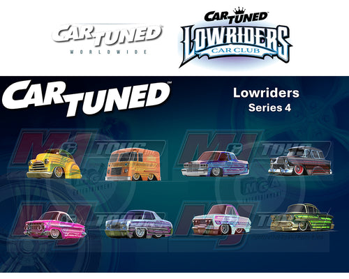 CarTuned 1:64 Lowriders SHOW GLOW Series 4 Assortment of 8 Styles 2026