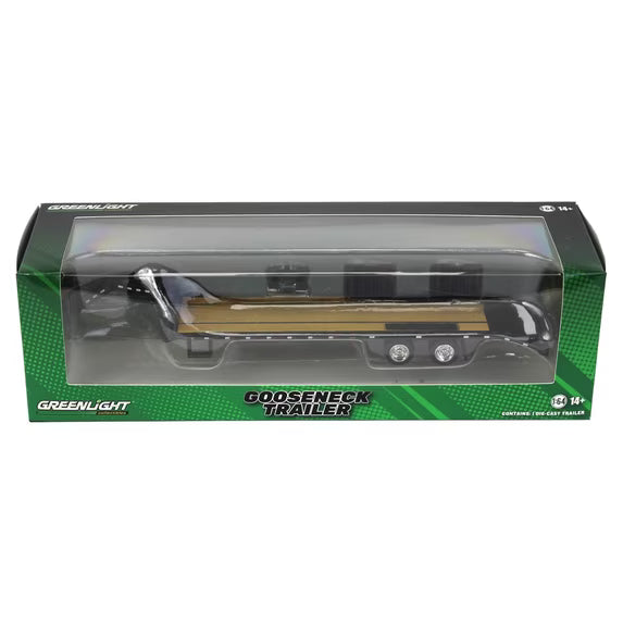 Greenlight Collectibles 1/64 Gooseneck Trailer Black