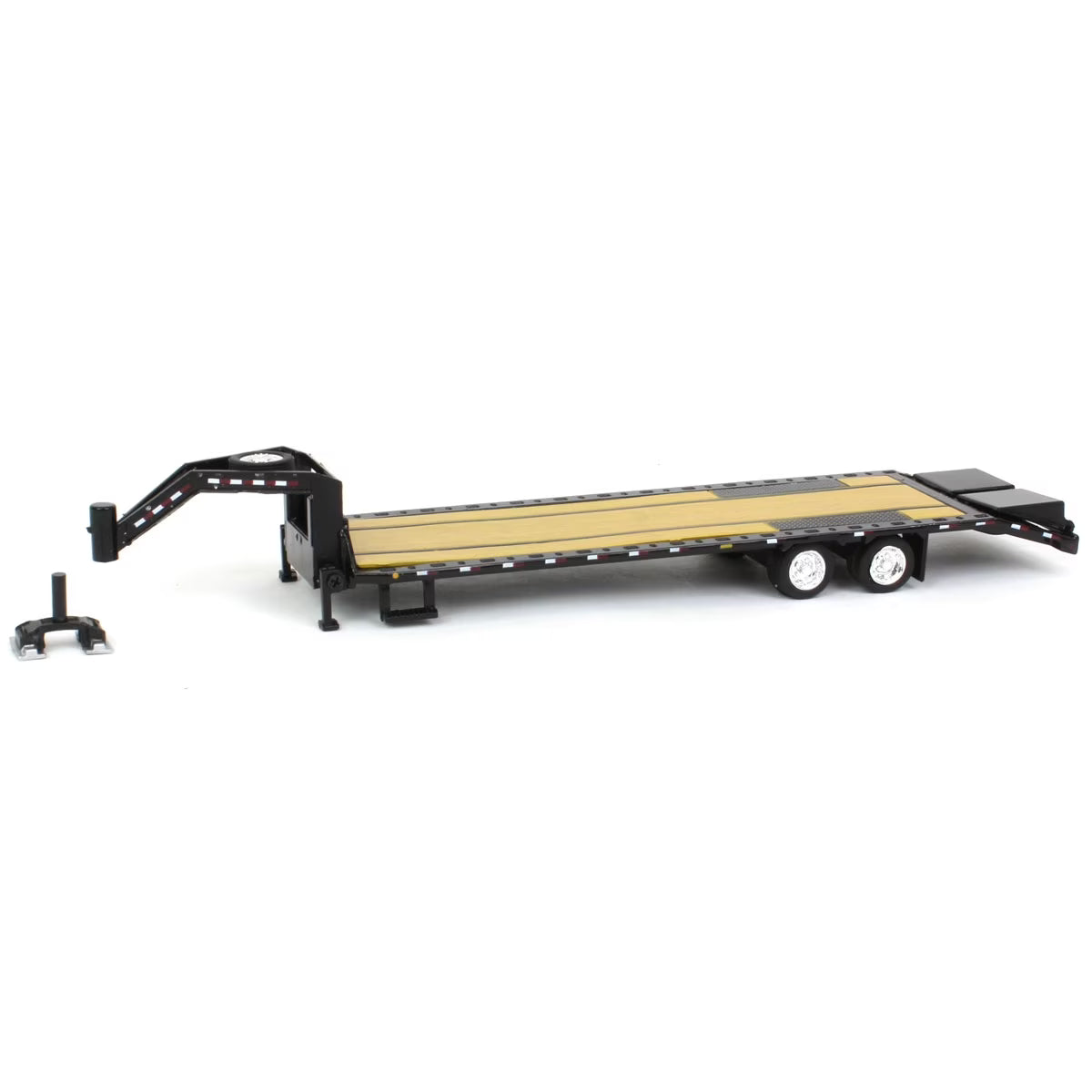 Greenlight Collectibles 1/64 Gooseneck Trailer Black