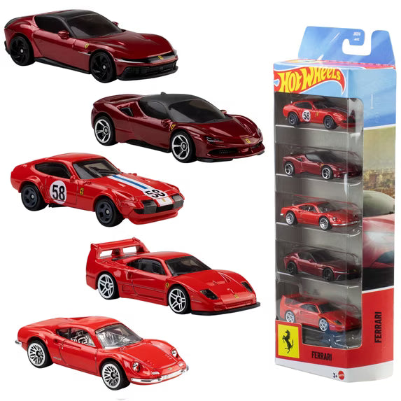 Hot Wheels Ferrari 5 Pack