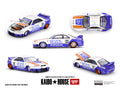 Kaido House x Mini GT Nissan Skyline GT-R (R33) BFTHR V1 – White w/ Blue Two-tone