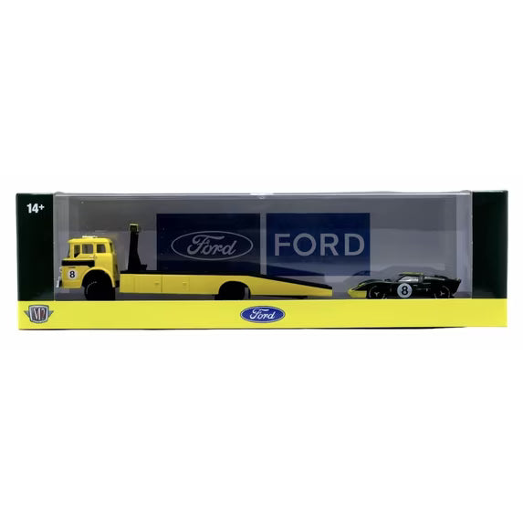 M2 Machines 1970 Ford C600 Ramp Truck & 1966 Ford GT40 R100 Hauler