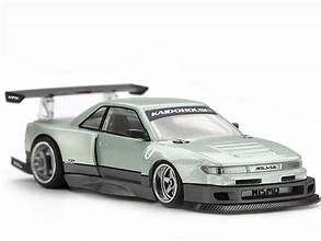 Kaido House x Mini GT Nissan Silvia S13-R KAIDO WORKS V1 – Sea Foam Green