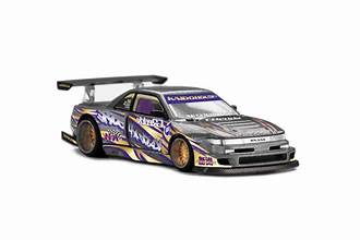 Kaido House x Mini GT Nissan Silvia S13-R Kaido Drift V1 Greddy – Gunmetal Gray