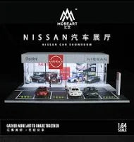 Moreart 1:64 Nissan Showroom & Parking Lot with LED light