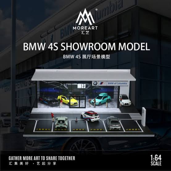 MoreArt Diorama BMW Mini Dealership Showroom