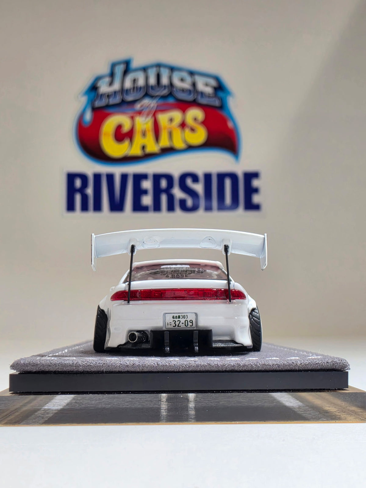 MORTAL Model Nissan Silvia (S14) with GT-Spec body kit-White