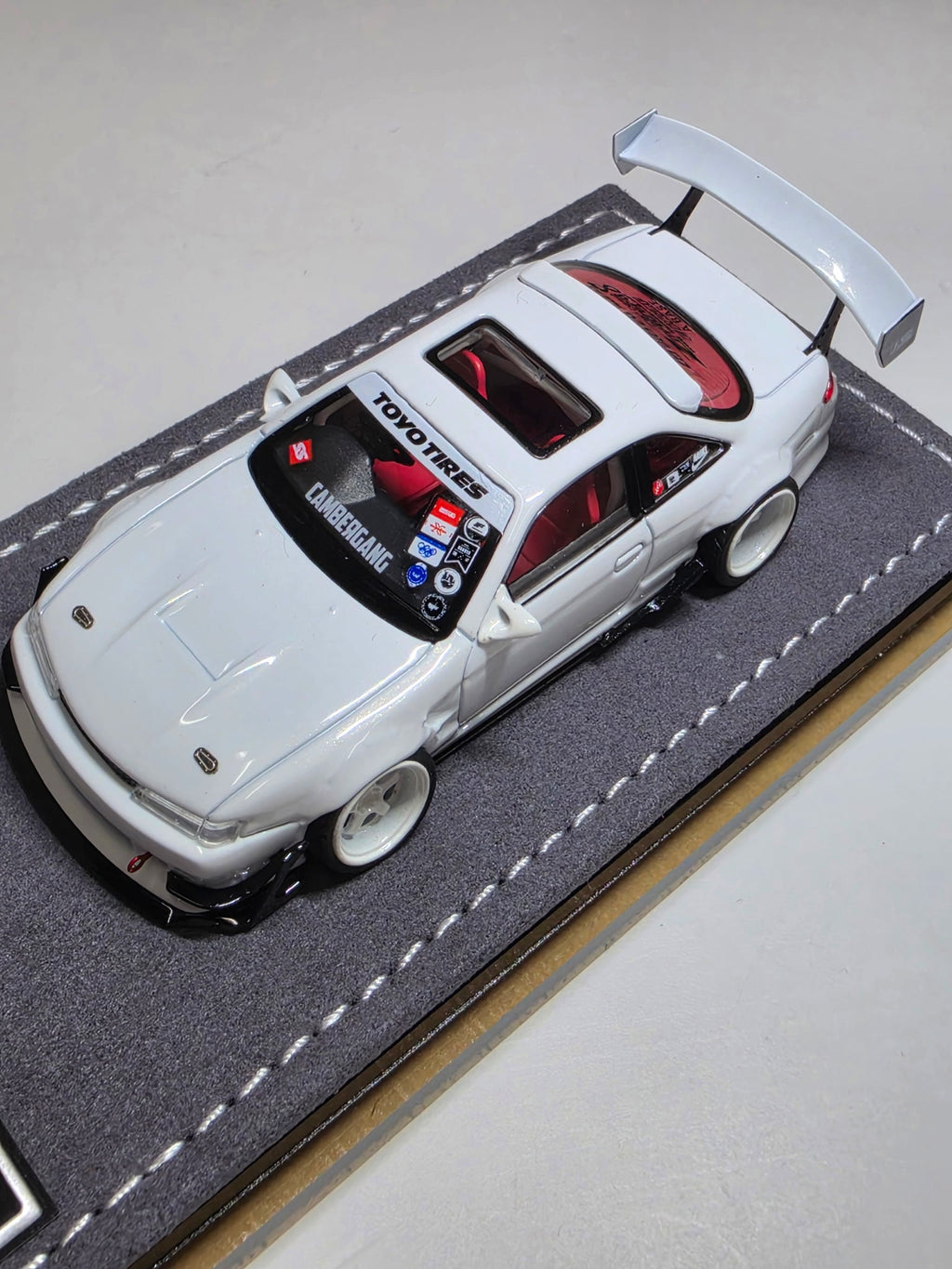 MORTAL Model Nissan Silvia (S14) with GT-Spec body kit-White