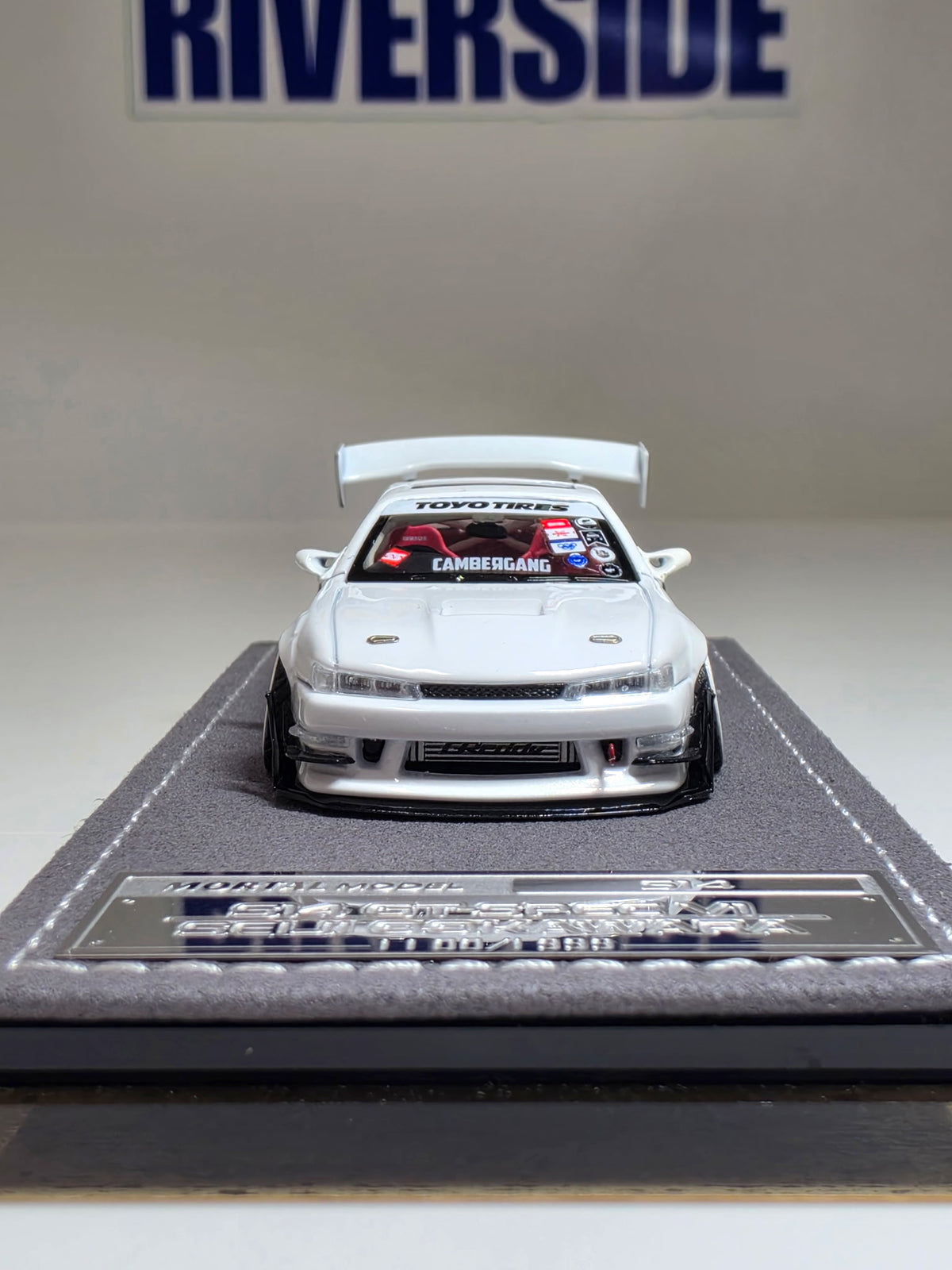 MORTAL Model Nissan Silvia (S14) with GT-Spec body kit-White