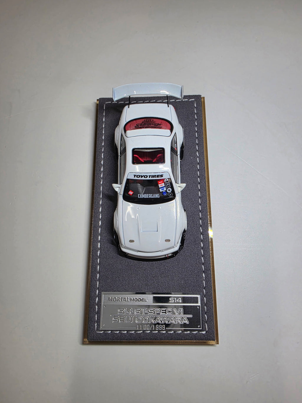 MORTAL Model Nissan Silvia (S14) with GT-Spec body kit-White