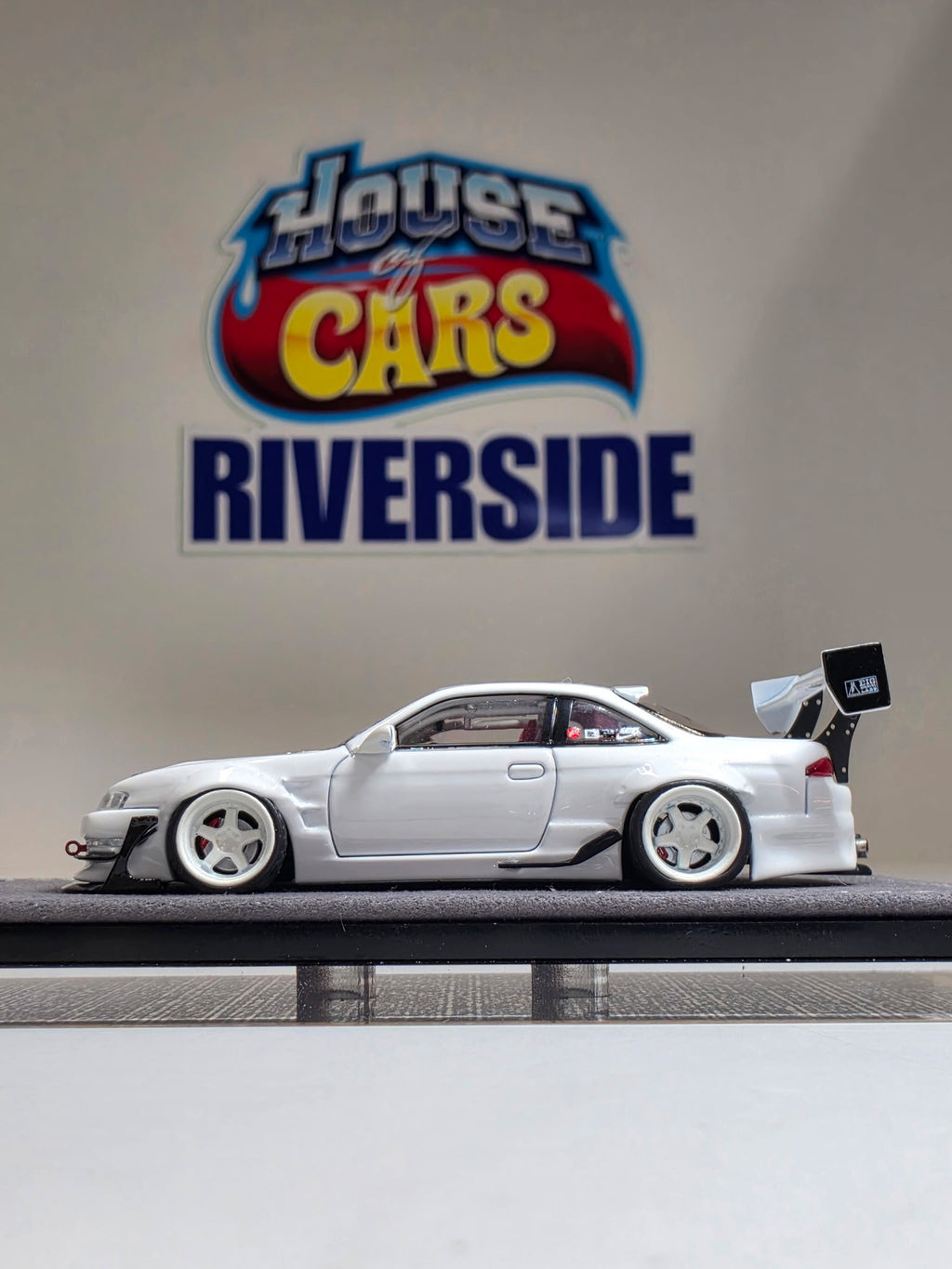 MORTAL Model Nissan Silvia (S14) with GT-Spec body kit-White