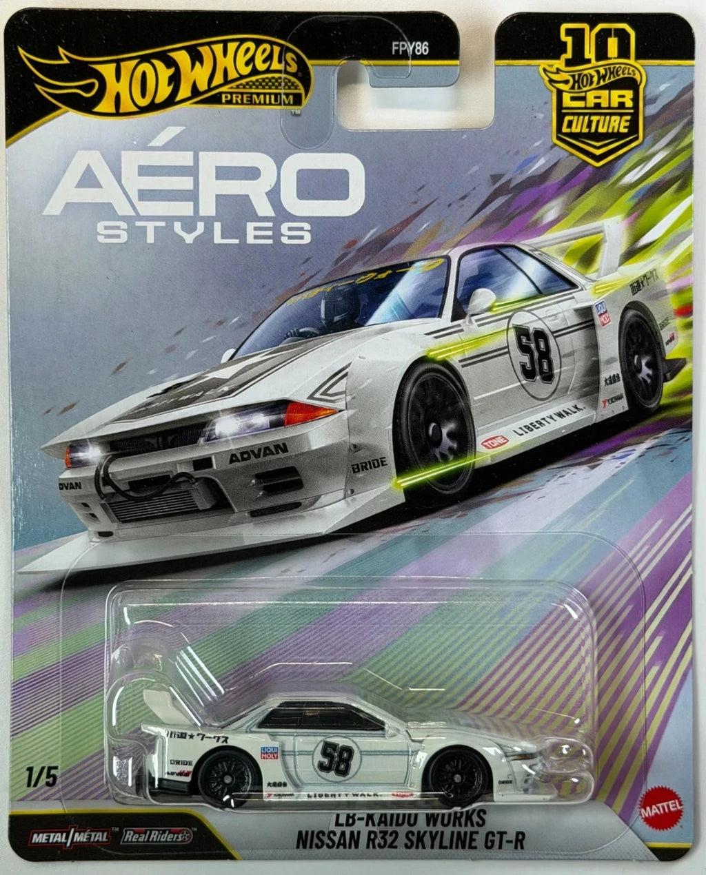 Hot Wheels Premium Car Culture Aero Styles 2026 Set of 5