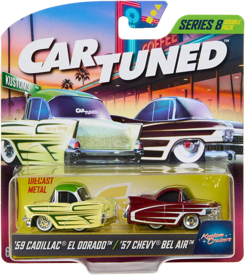 CarTuned 1:64 2-Pack Series 8 “Kustom Cruiser” Assortment
